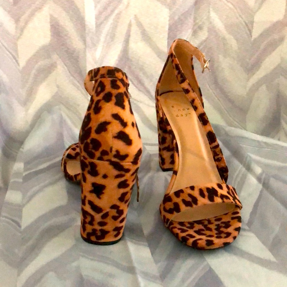 Cheetah print heels